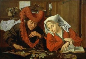 el cambista y su mujer